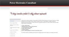 Desktop Screenshot of powerelectronicsconsultant.com