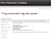 Tablet Screenshot of powerelectronicsconsultant.com